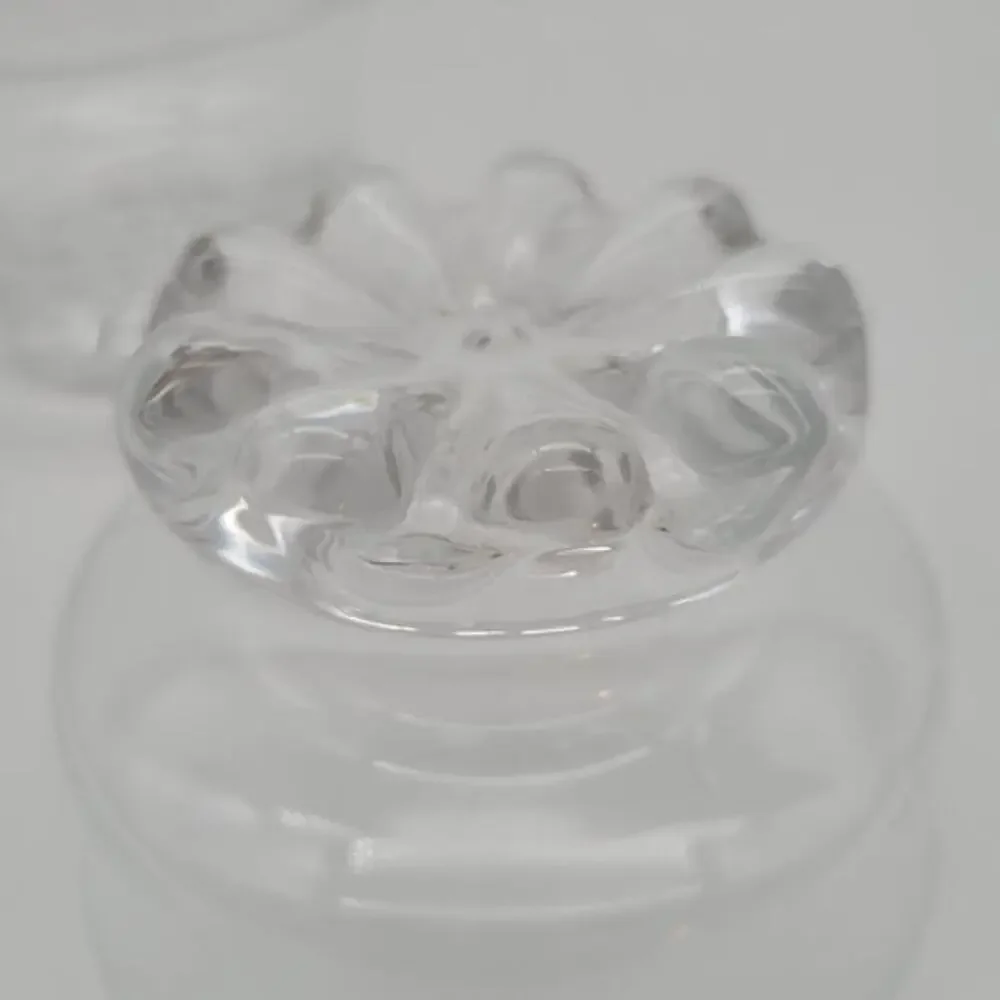 Set of 4 Studio Nova Traditional‎ Footed 8oz Dessert Bowls Clear Glass 4